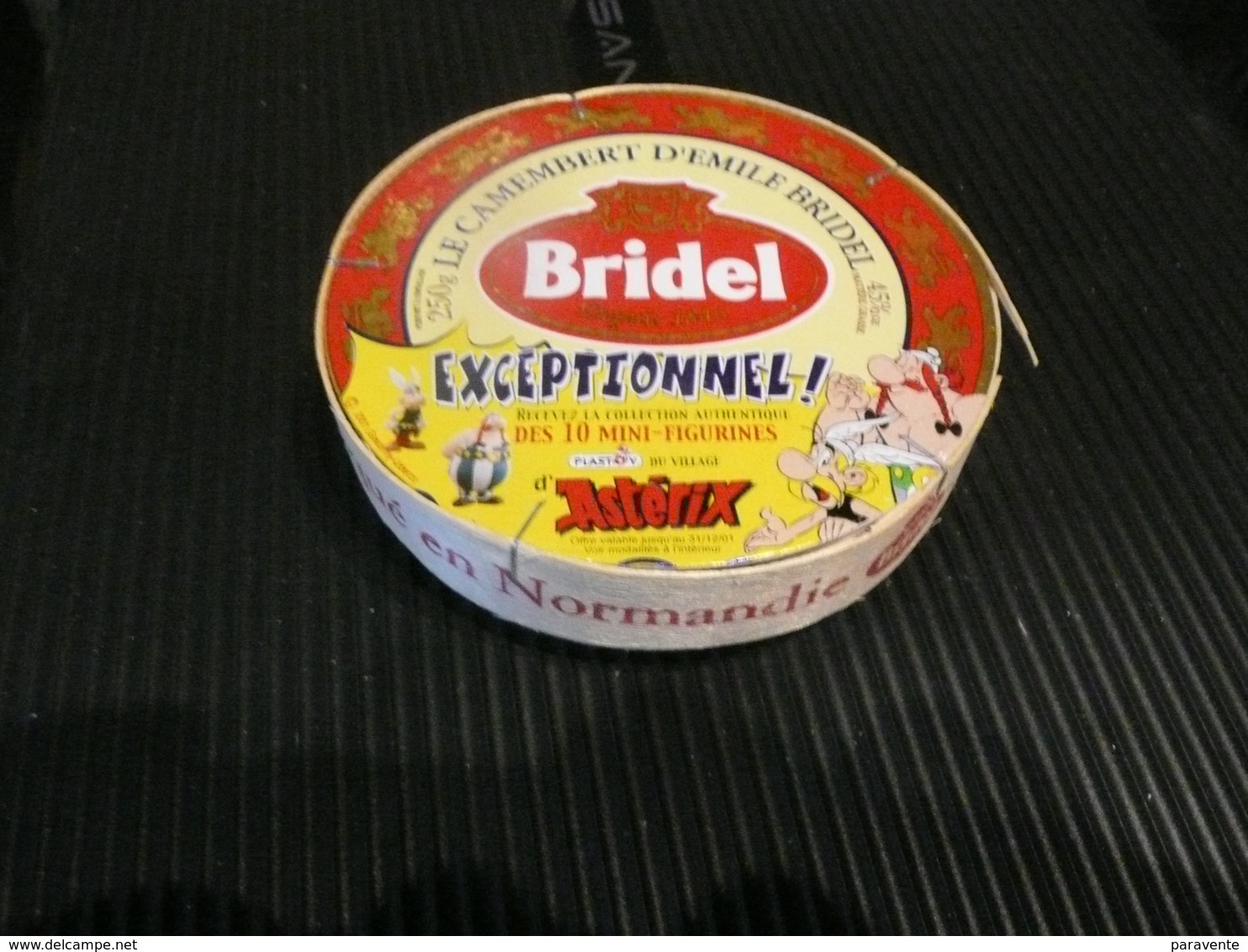 ASTERIX : Boite Camembert BRIDELIX En Bois - Astérix