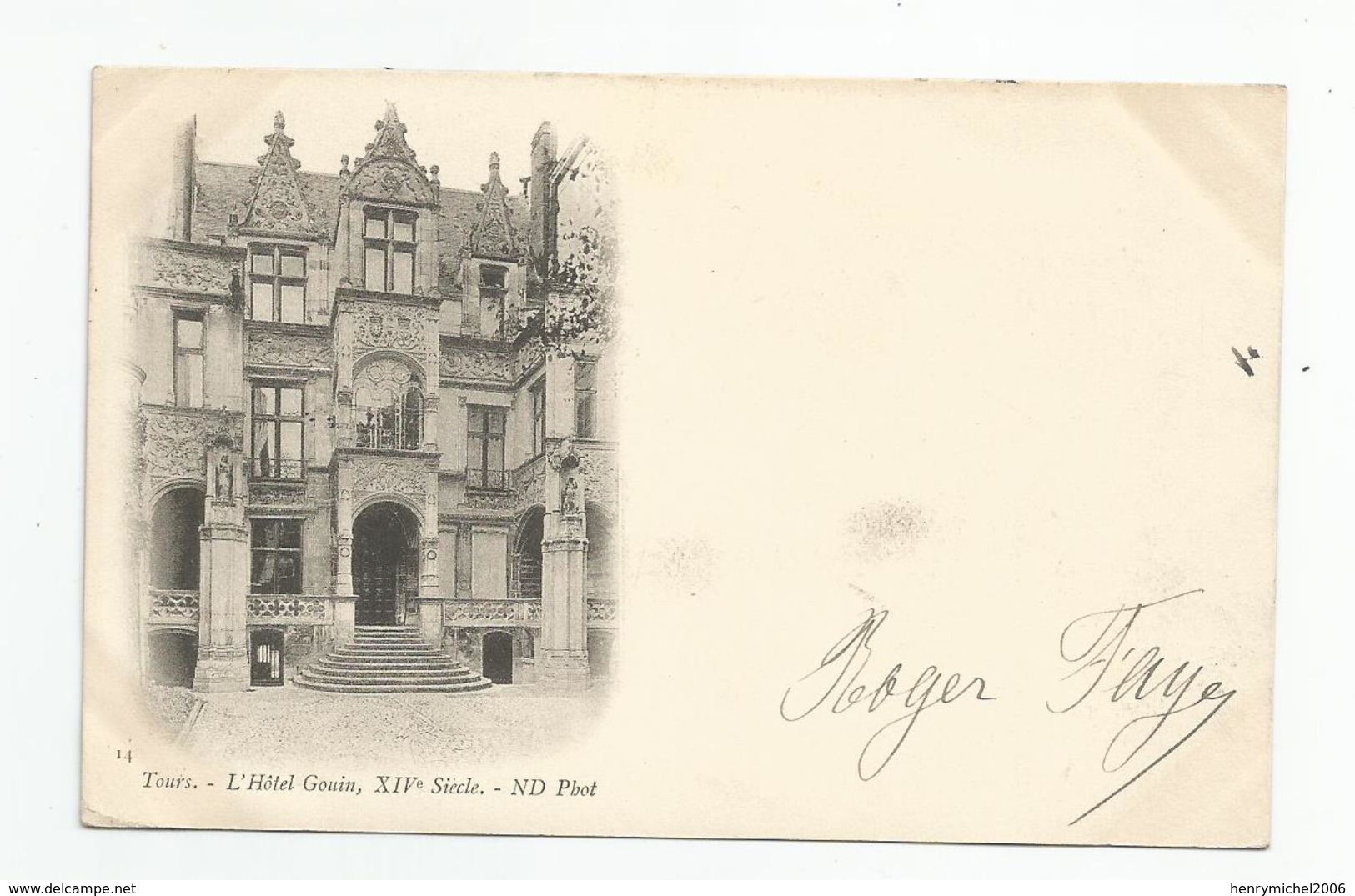 Marcophilie  Timbre 5 C Vert Tours Pour Poste Restante Allemagne Via Nancy 1899 - 1877-1920: Période Semi Moderne