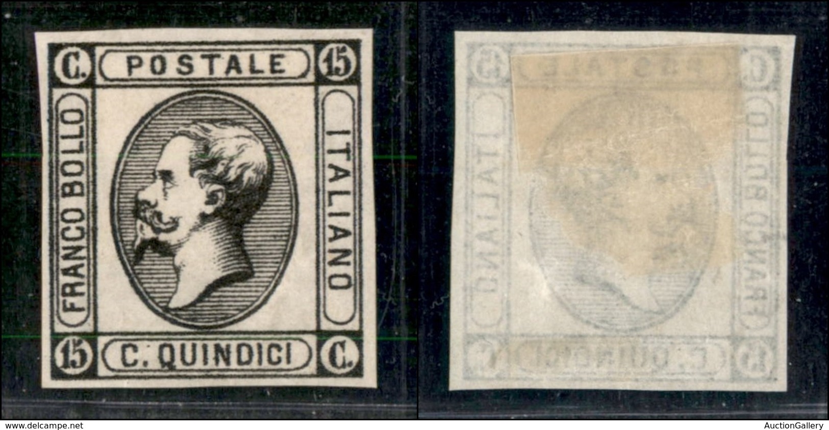 REGNO - POSTA ORDINARIA - SAGGI - 1863 - 15 Cent Litografico (VI Tipo - Bolaffi P7p) - Senza Gomma - Otros & Sin Clasificación