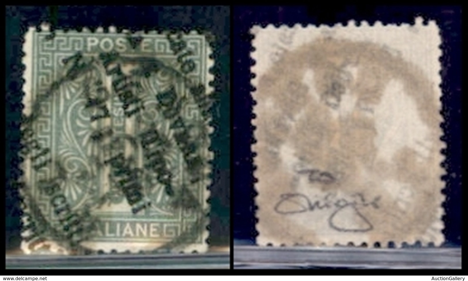 REGNO - POSTA ORDINARIA - 1866 - 1 Cent (T14) Applicato Preventivamente Su Giornale Ed Annullato Mediante La Stampa Dell - Altri & Non Classificati