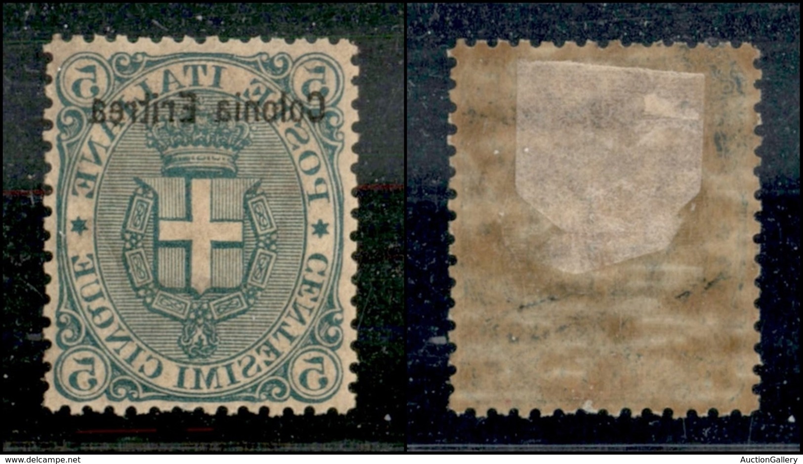 COLONIE - ERITREA - 1893 - 5 Cent (3) - Gomma Originale - Ottimamente Centrato (780) - Sonstige & Ohne Zuordnung