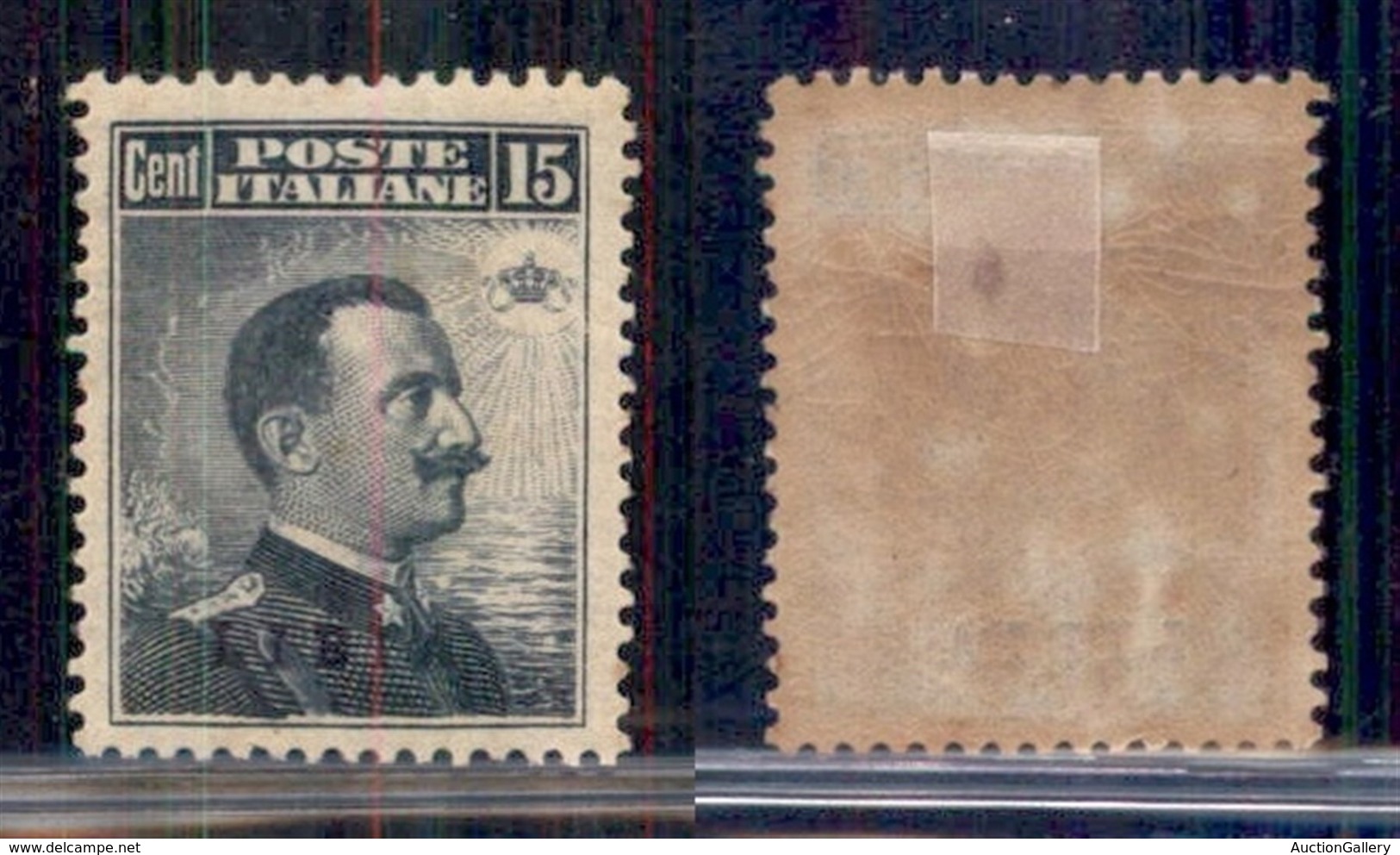 COLONIE - LIBIA - 1912 - 15 Cent (5) - Ottimamente Centrato - Gomma Originale (900) - Sonstige & Ohne Zuordnung