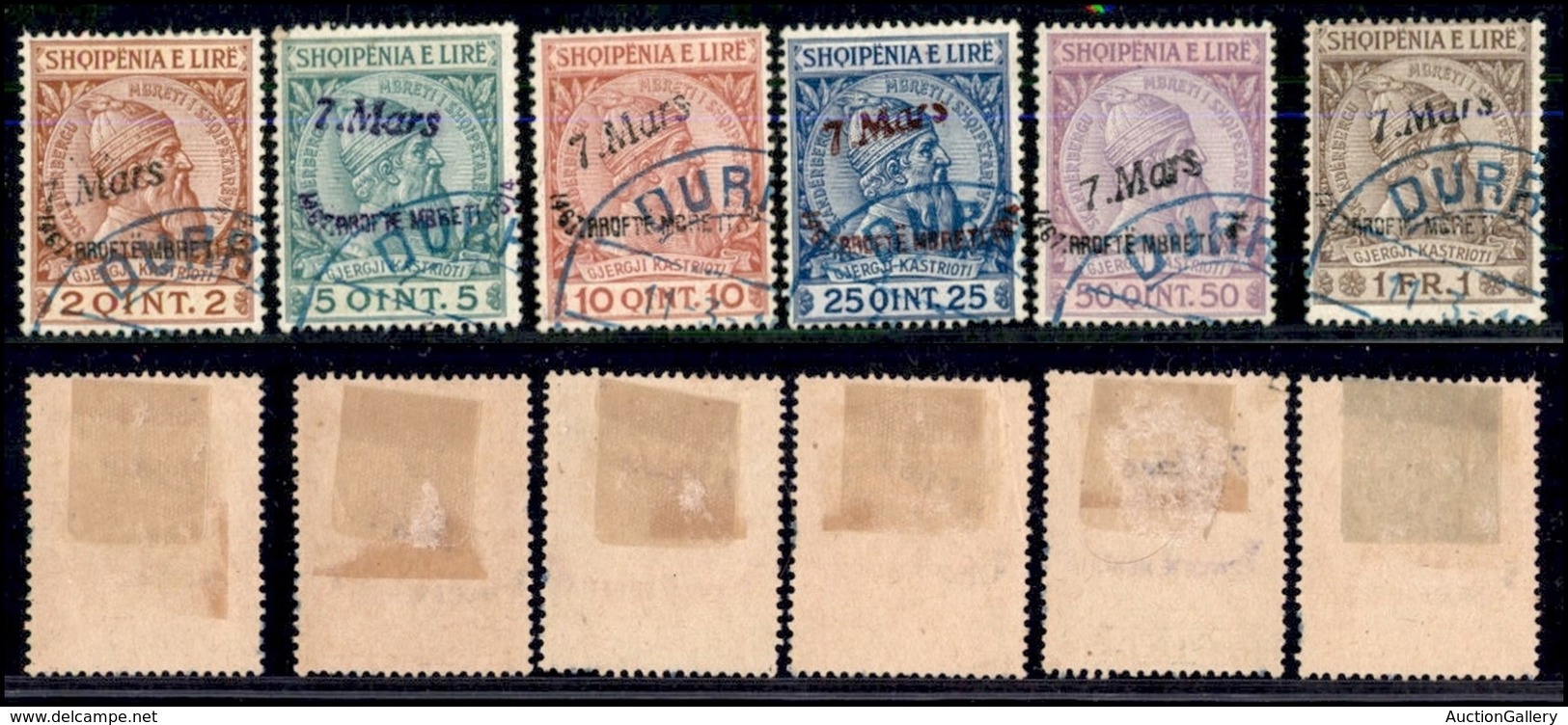 EUROPA - ALBANIA - 1914 - 7 Marzo (35/40) - Serie Completa - Usati - Other & Unclassified