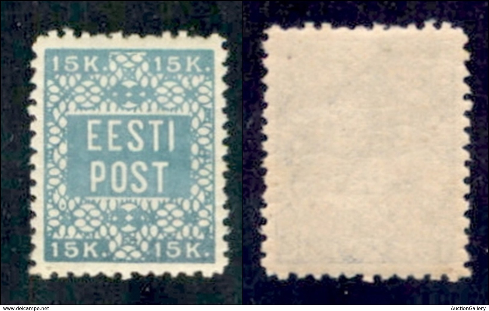 EUROPA - ESTONIA - 1918 - 15 Kopechi (2A) - Dentellato 11 - Gomma Integra - Otros & Sin Clasificación