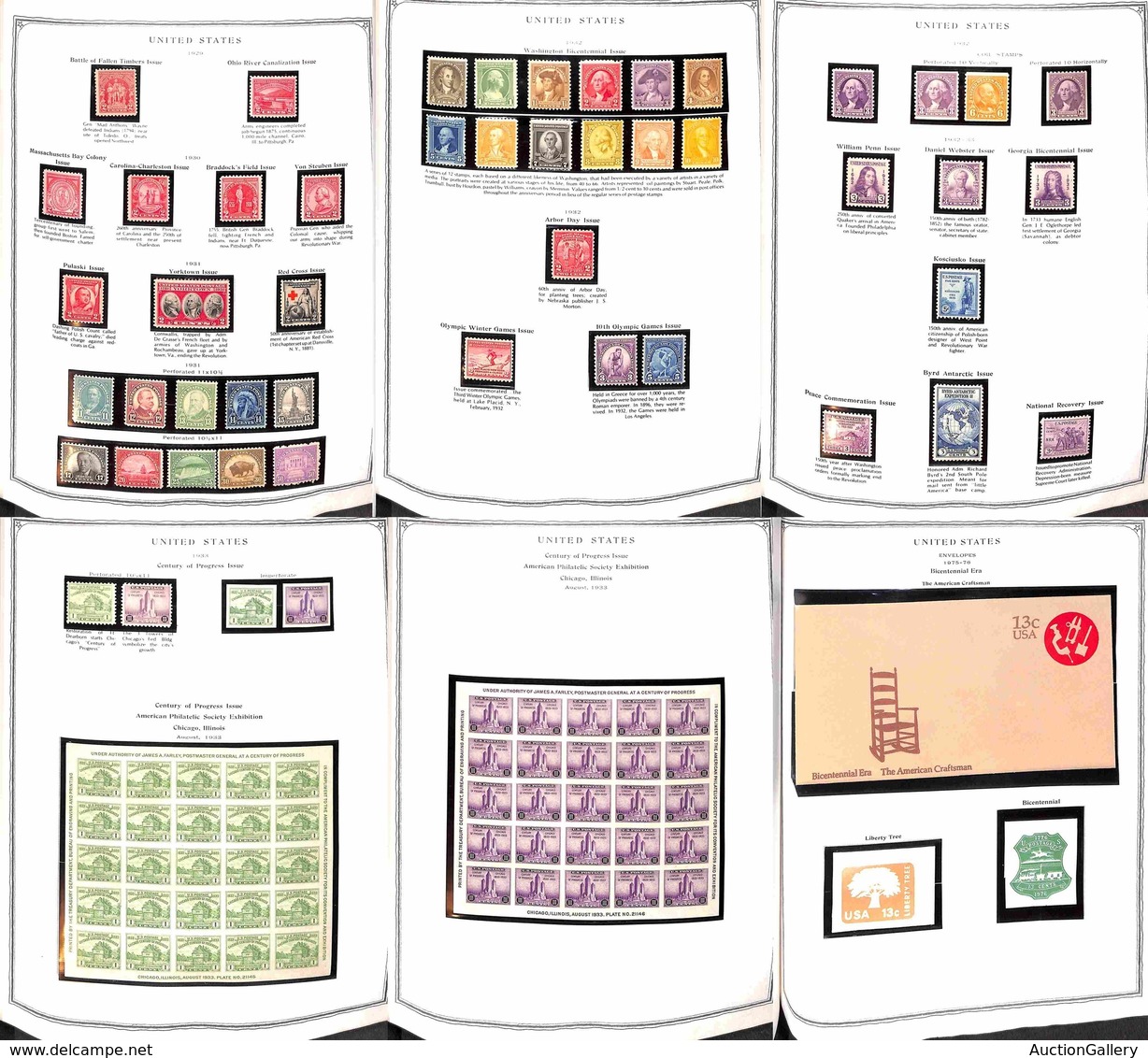 LOTTI E COLLEZIONI - STATI UNITI - 1928/1976 - Collezione Avanzata Di Serie Nuove E Spezzature Del Periodo Con Alcuni Bl - Sonstige & Ohne Zuordnung