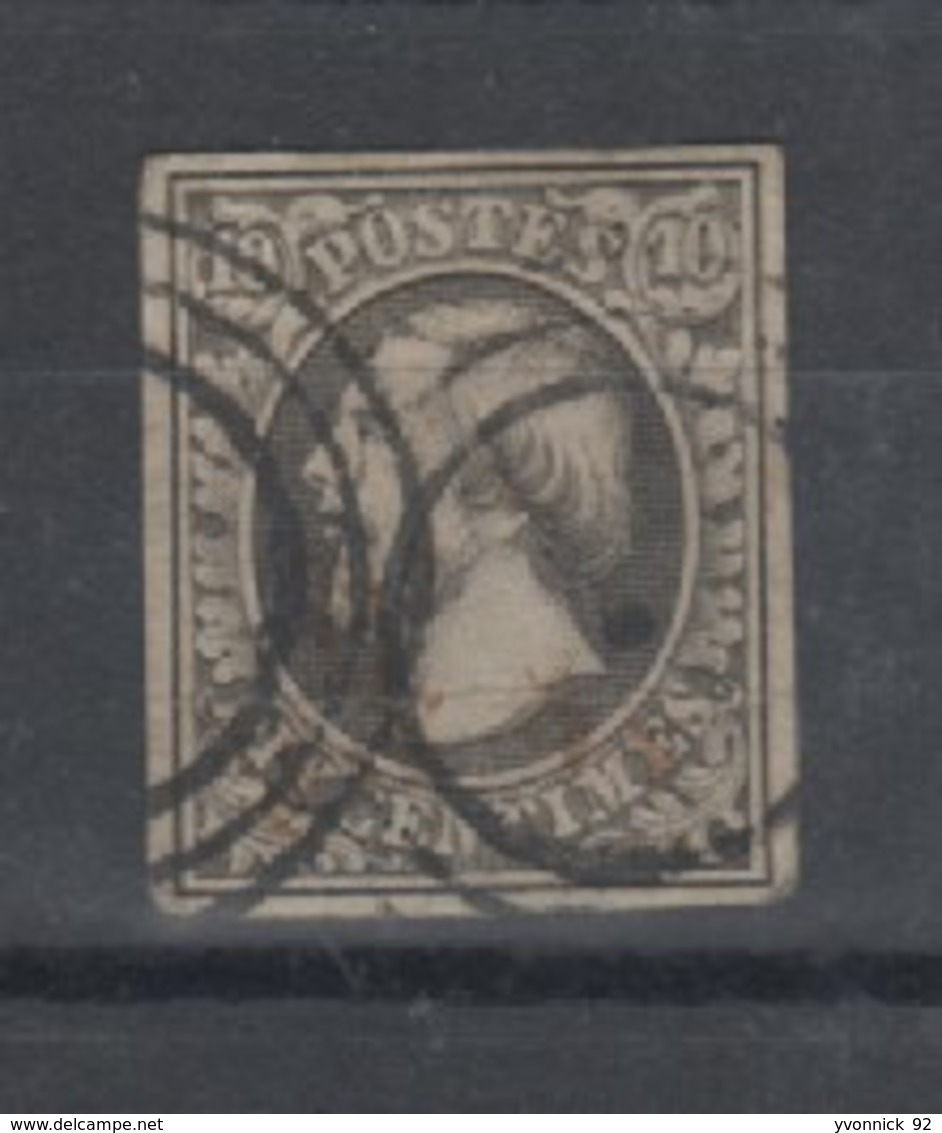 Luxembourg _ ( 1852 ) Gris Noir N°1 - 1852 Guillaume III