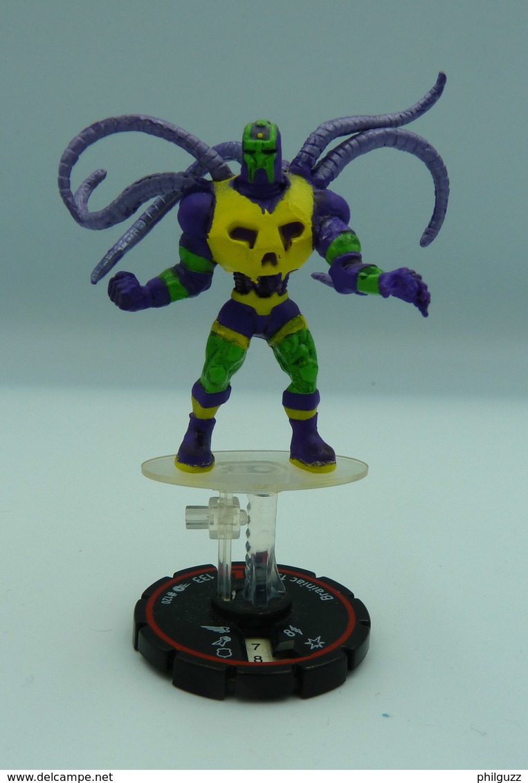 FIGURINE HEROCLIX DC BRAINIAC  Rareté 4 Socle Rouge - Marvel Herös