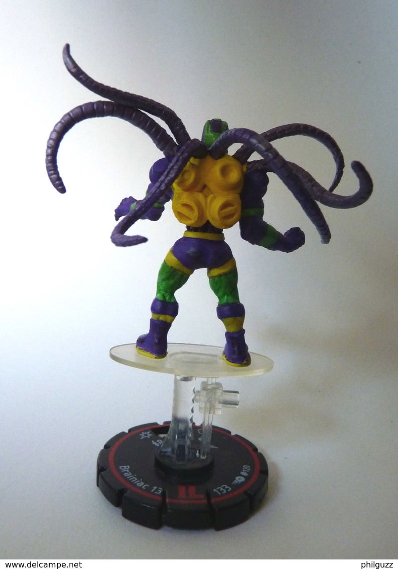 FIGURINE HEROCLIX DC BRAINIAC  Rareté 4 Socle Rouge - Heroes De Marvel