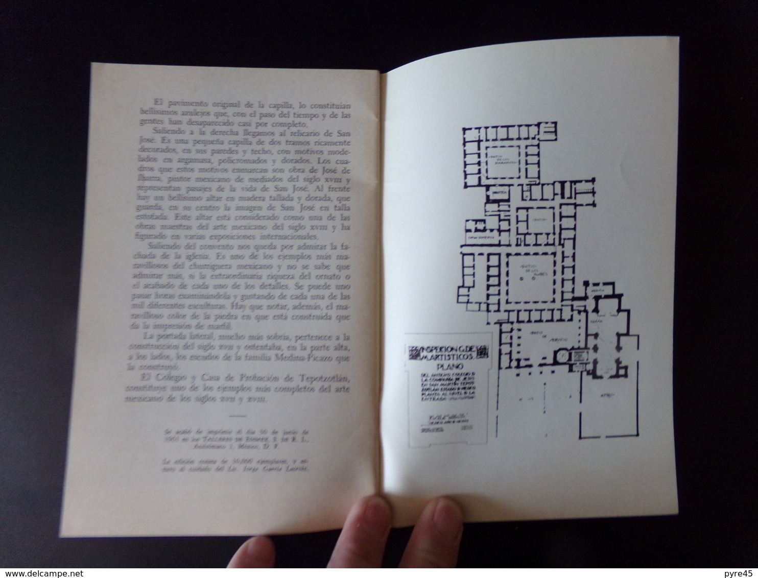 Tepotzotlan Par Obregon, 1961, 33 Pages - Cultura