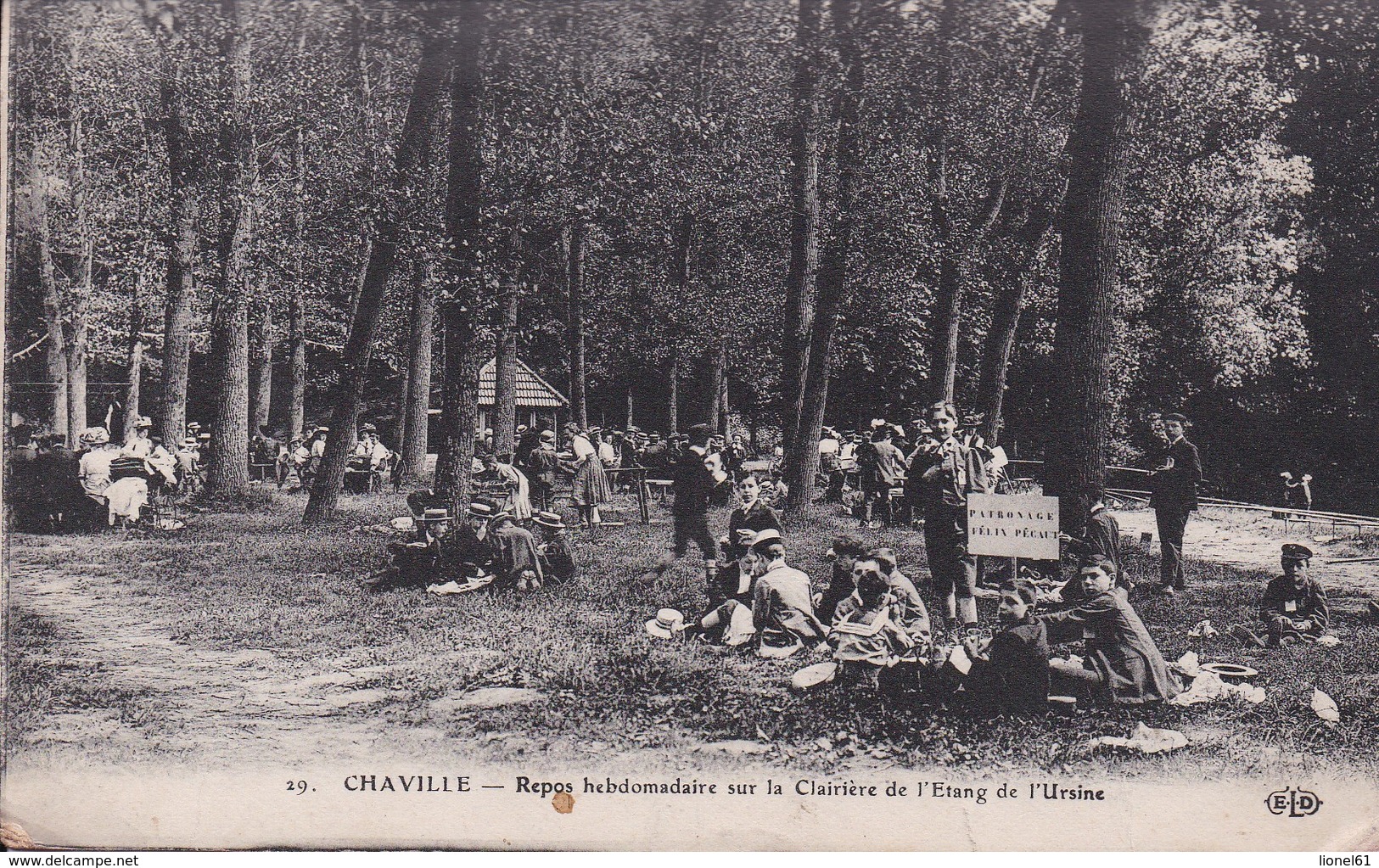 CHAVILLE : (92) Repos Hebdomadaire Sur La Clairière De L'étang De L'Ursine - Puteaux