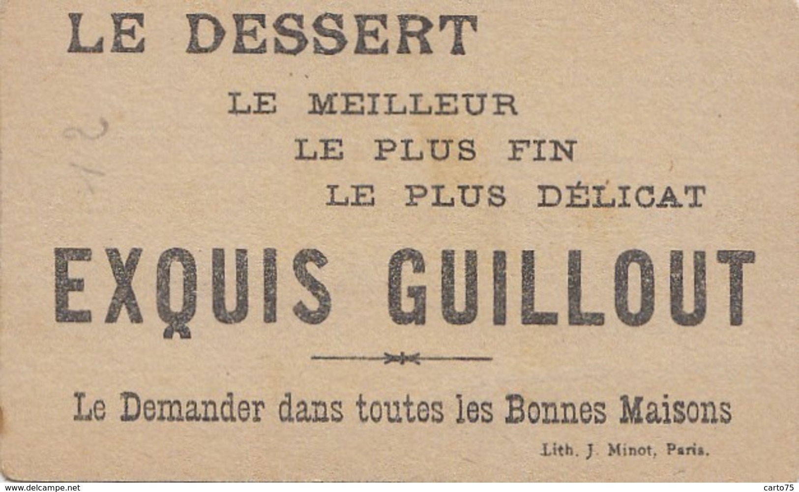Commerce - Magasins - Biscuits Guillout 84 Rue Rambuteau Paris - Fillette Poupée - Dot - Winkels