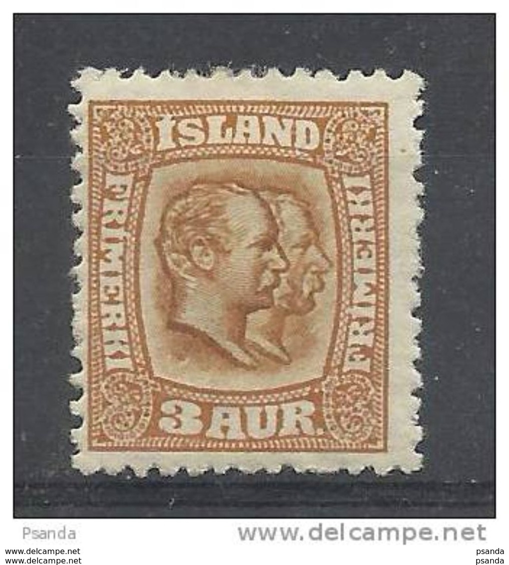 1907  Iceland    Mino   49  MLH* - Nuovi