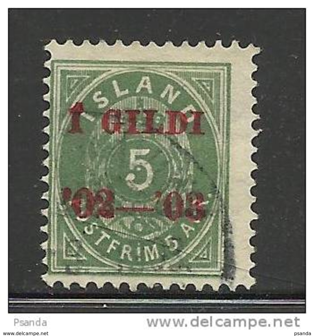 Iceland 1902  Mino 26 B Used (o) - Neufs