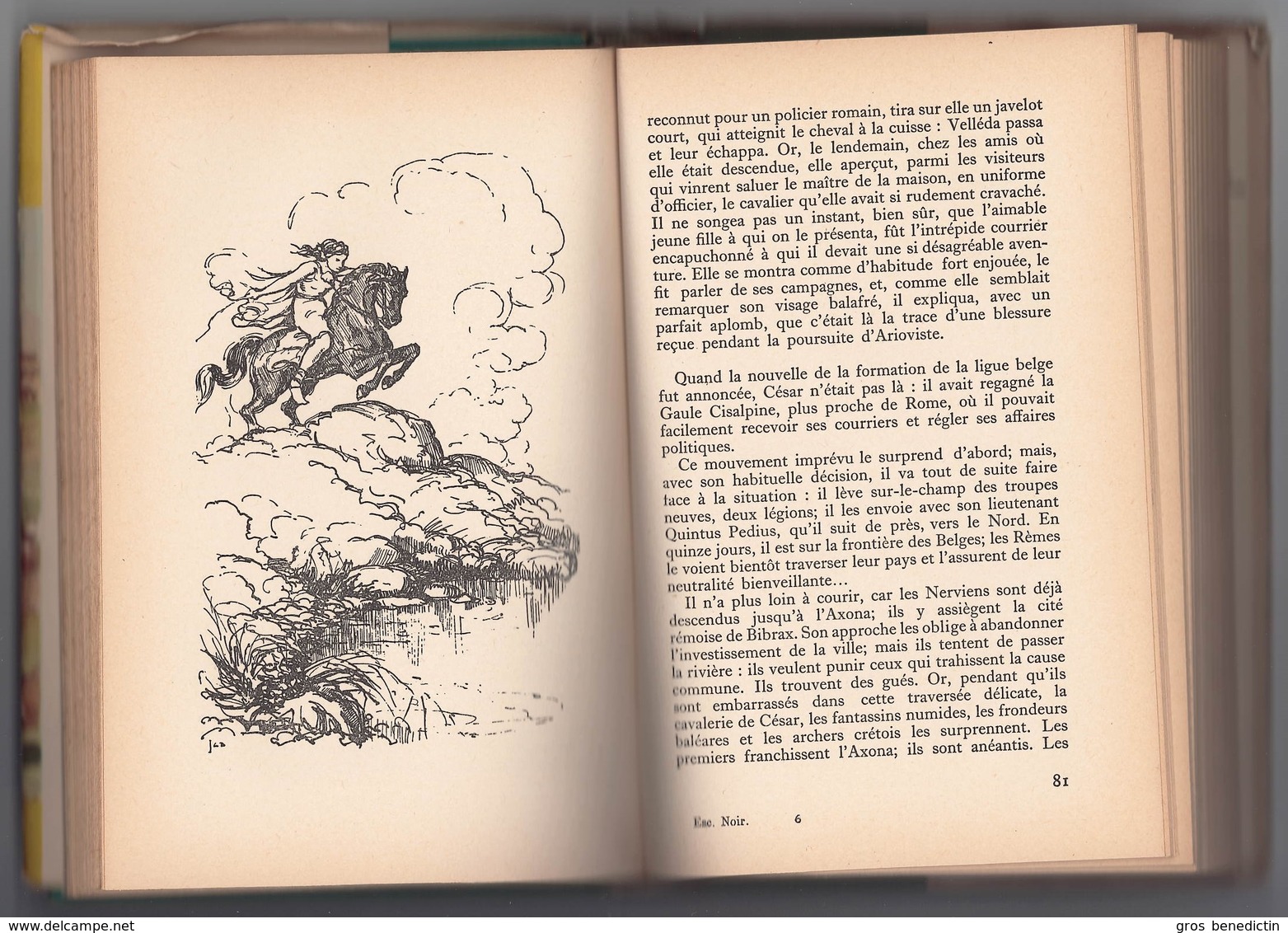 Casterman "Le Rameau Vert" - R.-A. Hédouin - "L'escadron Noir" - Circum 1950 - #Ben&Cast&Ram&Div - Casterman