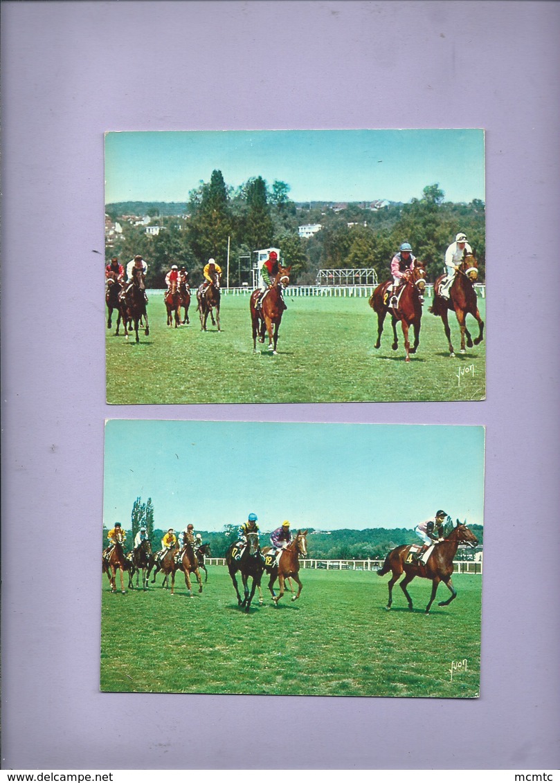 5 Cartes Modernes -  Sur Les Champs De Courses (  Hippisme , Courses De Chevaux ) - Hippisme