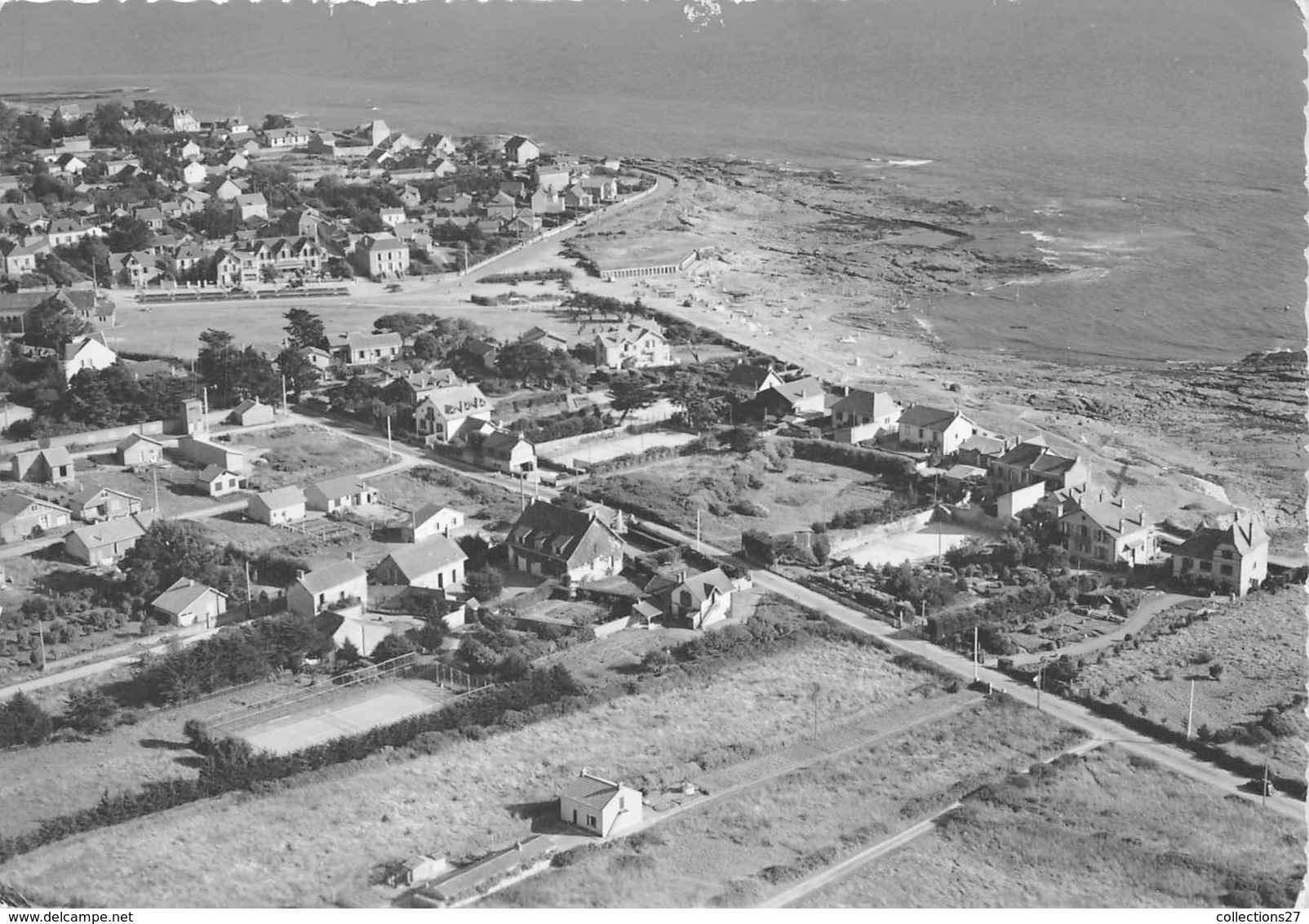 44-PREFAILLES- VUE AERIENNE DE LA GRANDE PLAGE - Préfailles