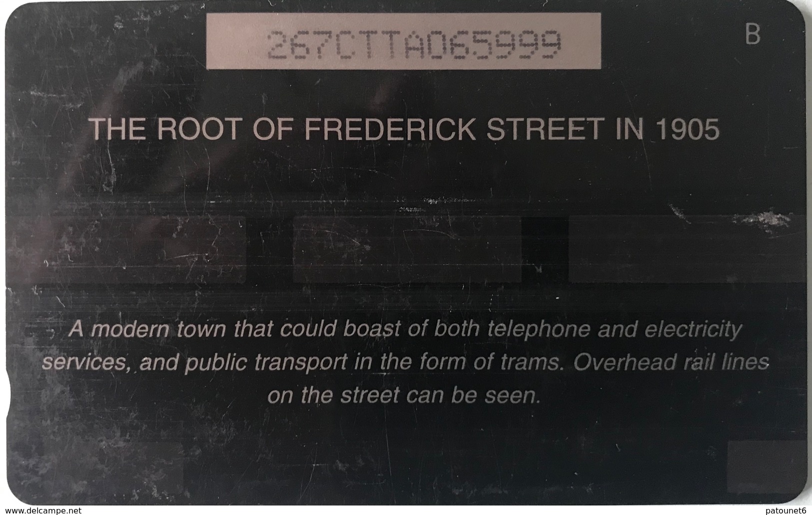 TRINITE & TOBAGO  -  Phonecard  - TSTT  -  The Root Of Frederick Street  -  TT $ 20 - Trinidad & Tobago