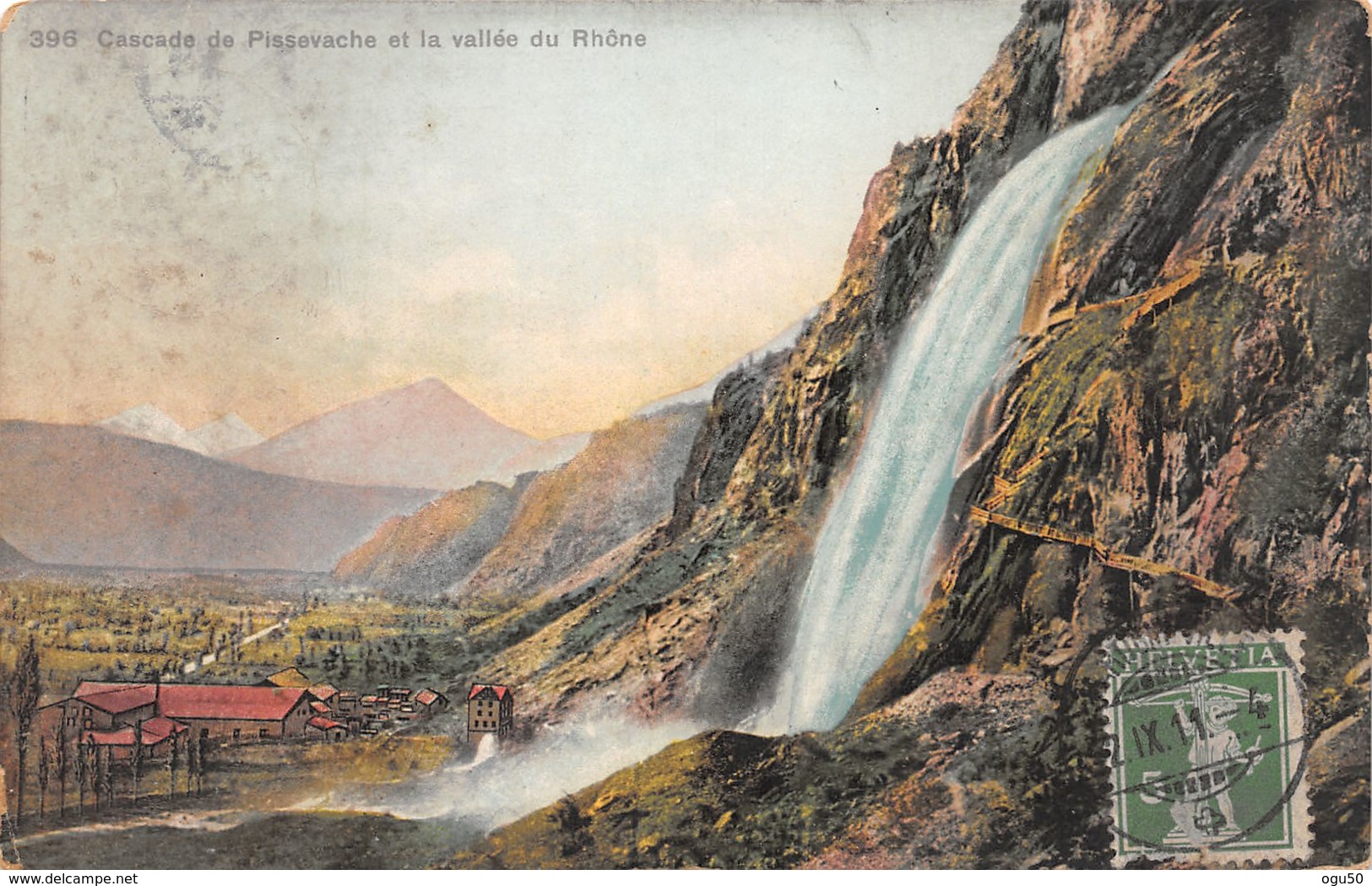 Cascade De Pissevache (Suisse) - Et La Vallée Du Rhône - Sonstige & Ohne Zuordnung