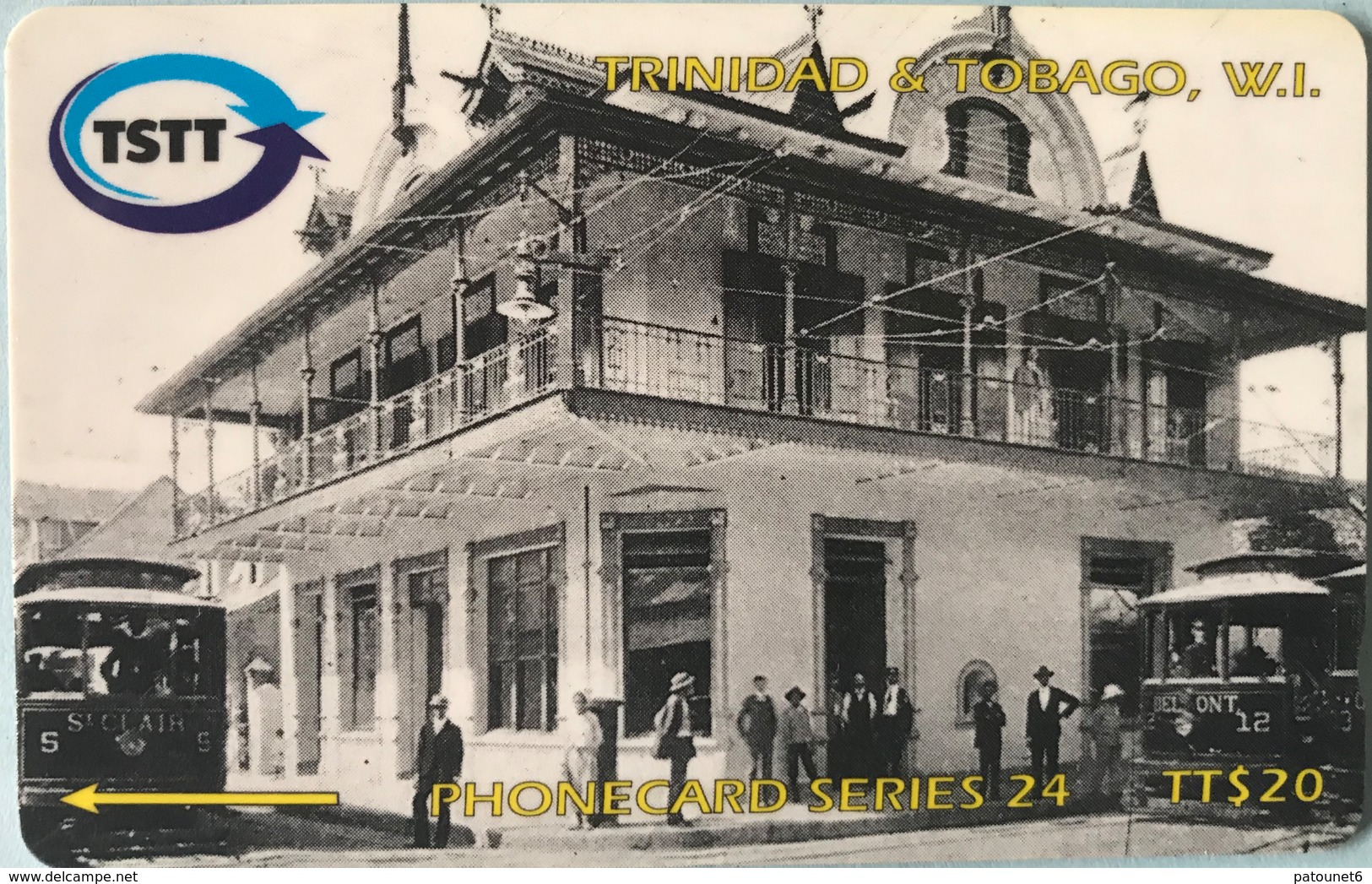 TRINITE & TOBAGO  -  Phonecard  - TSTT  -  The Transfer Station In 1905  -  TT $ 20 - Trinité & Tobago