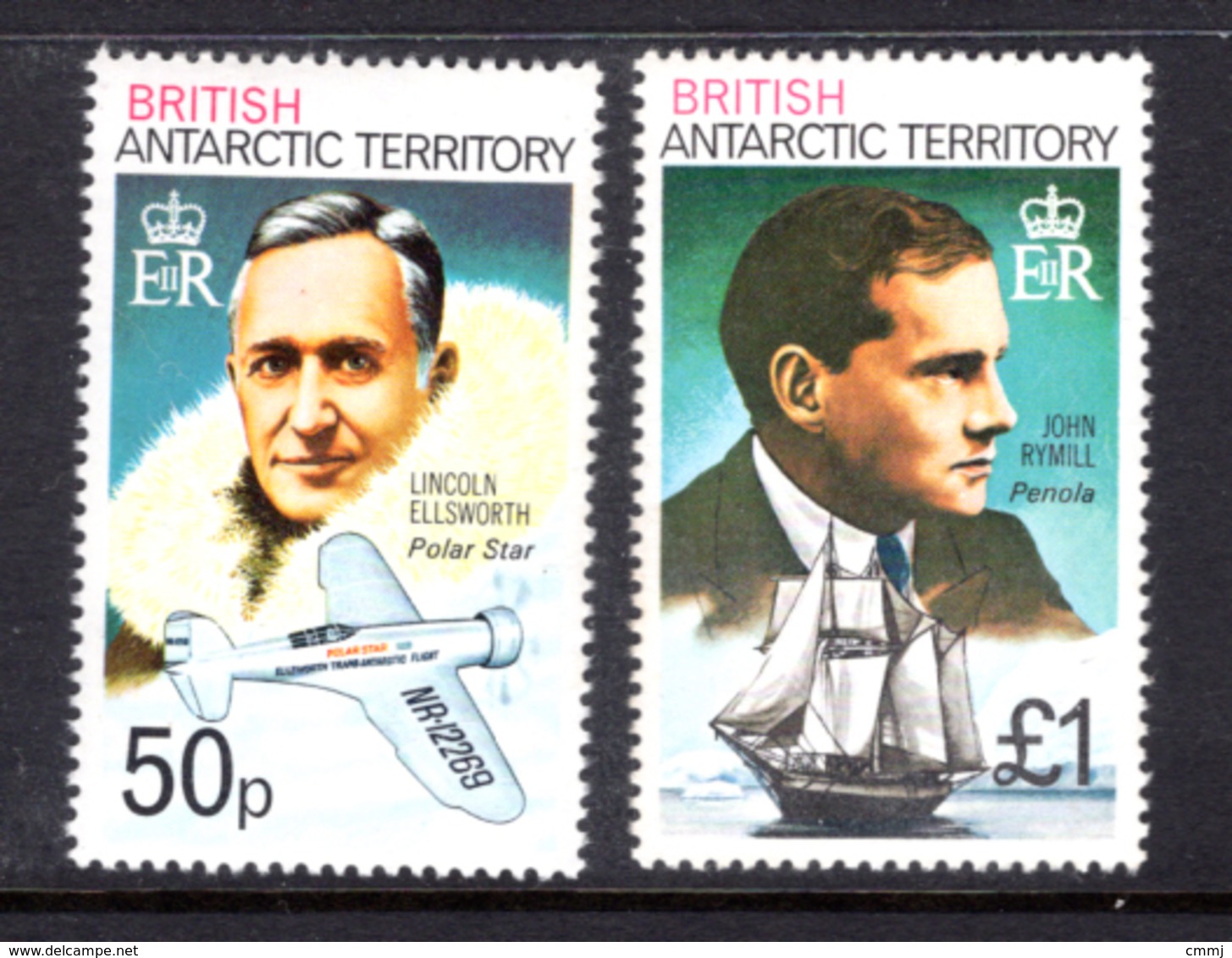 1973 - BRITISH ANTARTIC TERRITORY - Mi  58/59 - NH -  (CW1822.33) - Nuevos