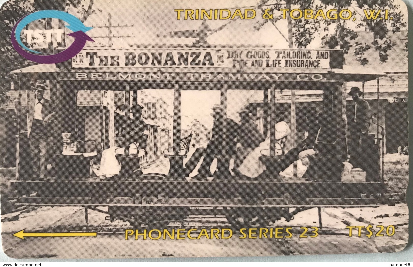 TRINITE & TOBAGO  -  Phonecard  - TSTT  -  The Belmont Tramway  -  TT $ 20 - Trinité & Tobago