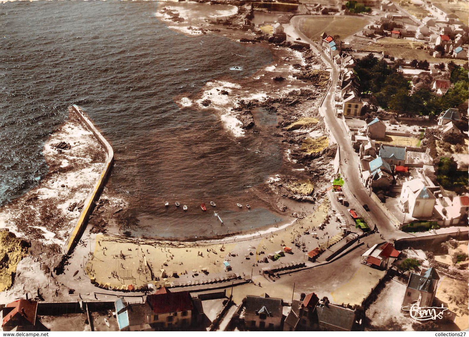 44-BATZ-SUR-MER-LA PLAGE ST-MICHEL VUE AERIENNE - Batz-sur-Mer (Bourg De B.)