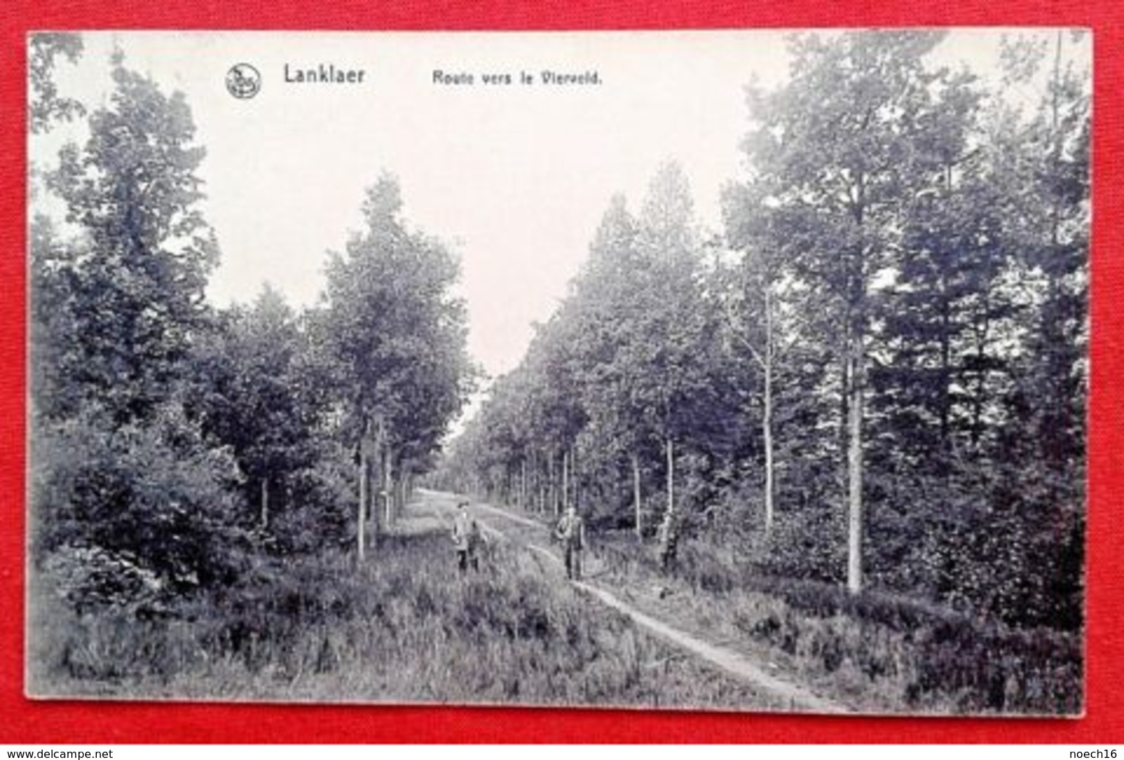 CPA Lanklaer Route Vers Le Vierveld - Dilsen-Stokkem