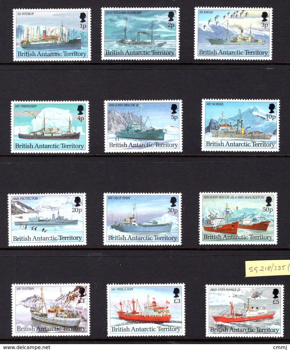 1993 - BRITISH ANTARTIC TERRITORY - Mi  203/214 - NH -  (CW1822.35) - Nuovi