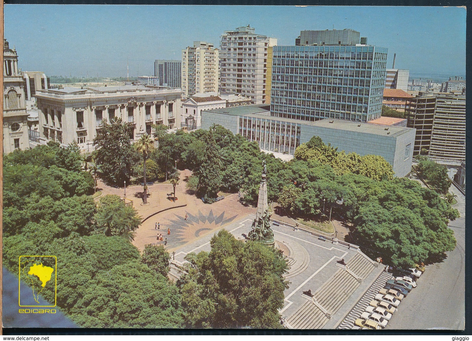 °°° 19821 - BRASIL - PORTO ALEGRE - PRACA DA MATRIZ PALACIO DO GOBIERNO - 1995 °°° - Porto Alegre