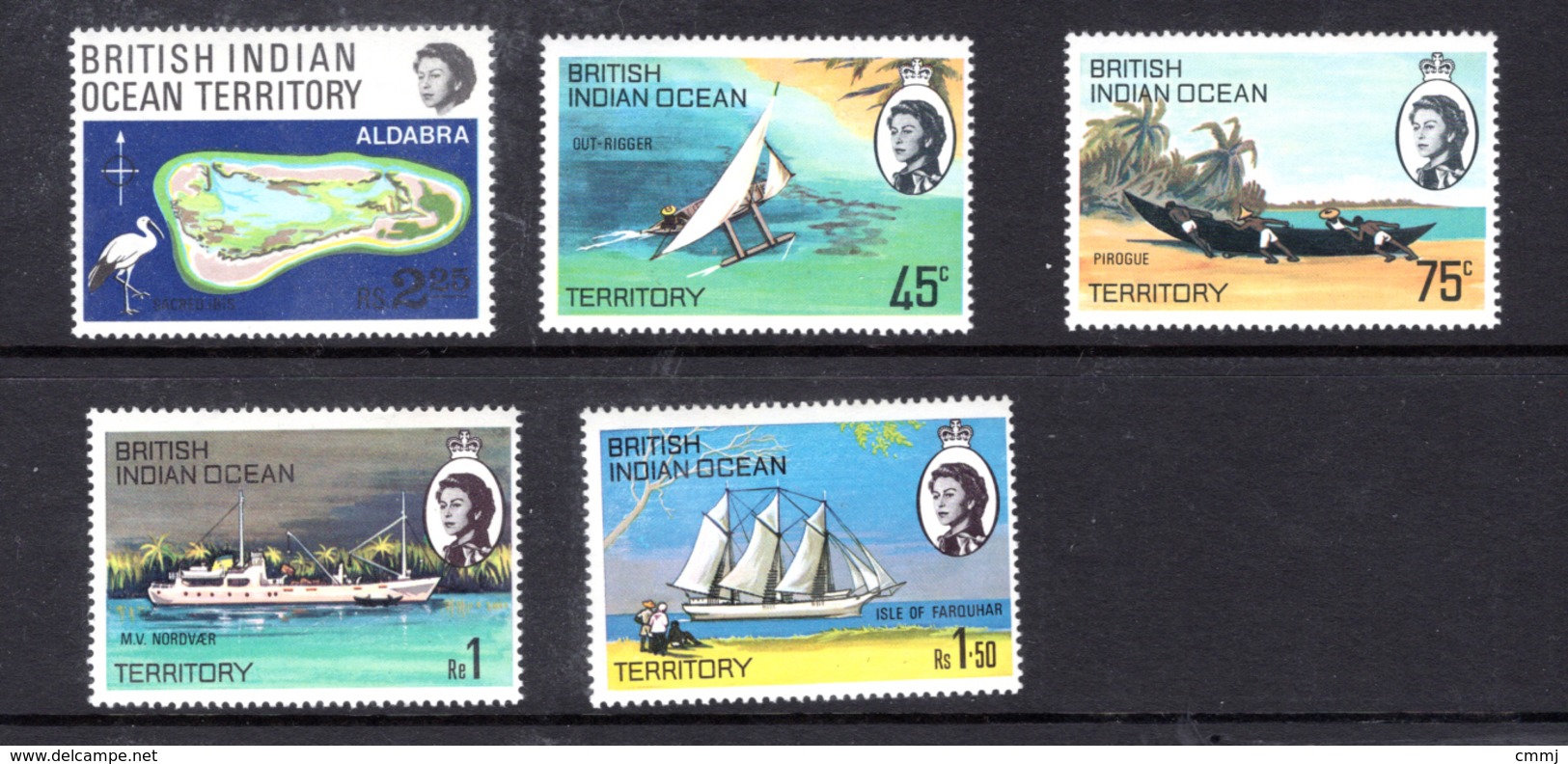 1969 - BRITISH INDIAN OCEAN TERRITORY - Mi  31/35 - NH -  (CW1822.34) - Altri & Non Classificati