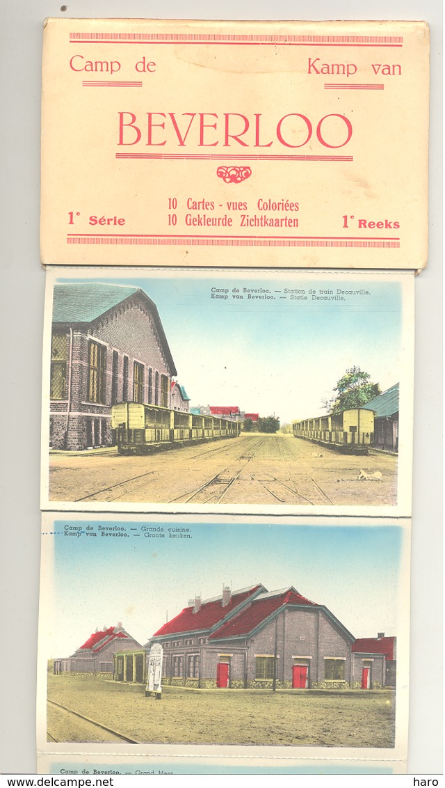 Camp De BEVERLOO - Carnet De 10 Vues Colorisées - 1ere Série / 1e  Reeks - Barracks