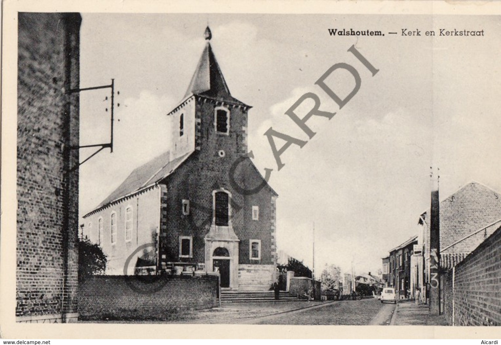 Postkaart / Carte Postale WALSHOUTEM - Kerk En Kerkstraat  (A255) - Lanaken