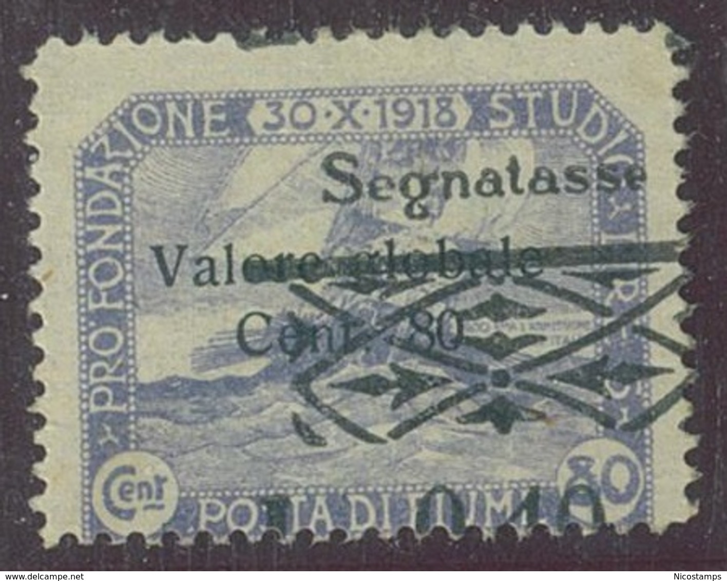 ITALIA - FIUME SASS. SEGNATASSE 21sdh  NUOVO - Fiume