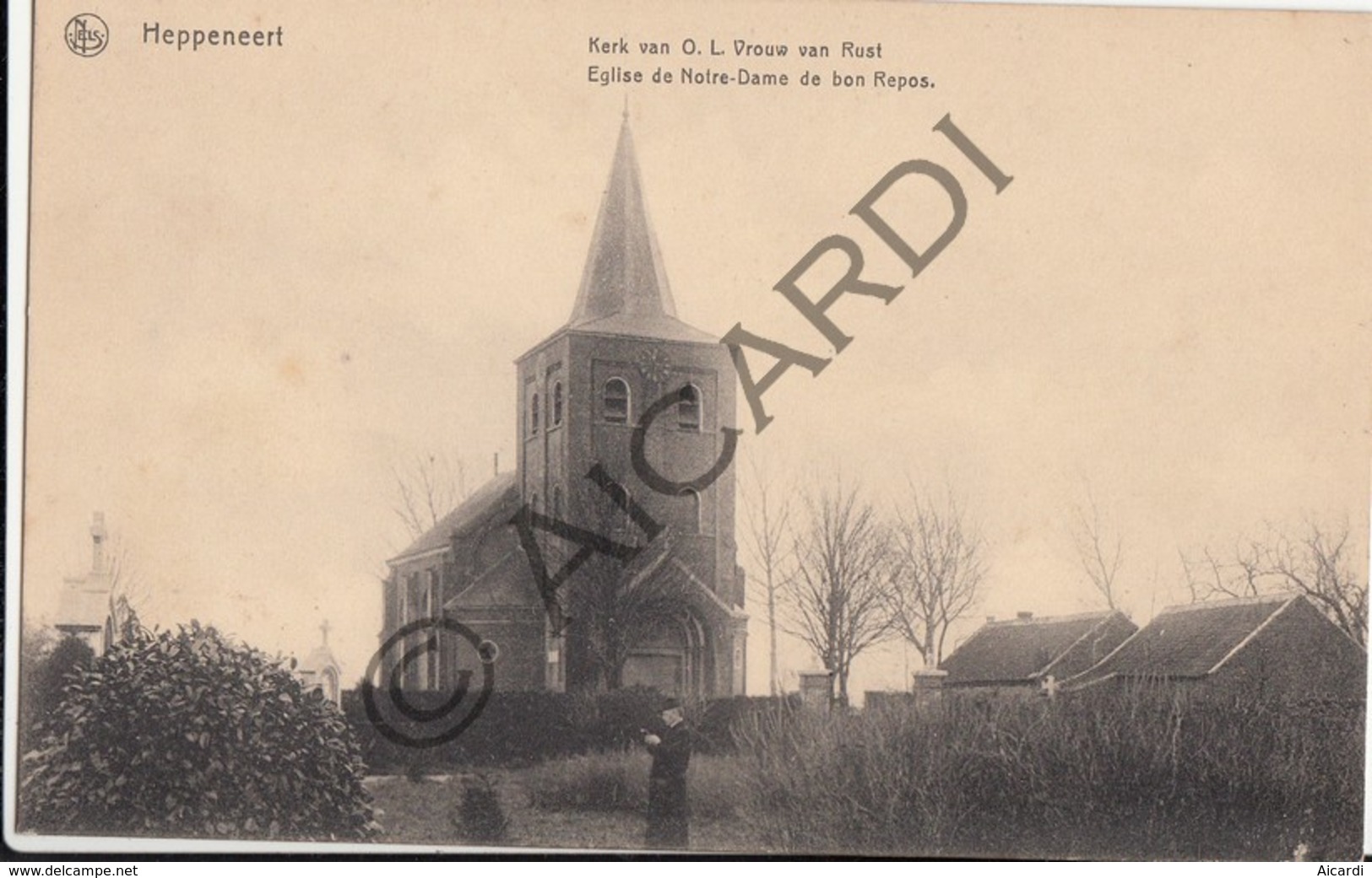 Postkaart / Carte Postale MAASEIK - HEPPENEERT - Kerk Van OLV Van Rust (B470) - Maaseik