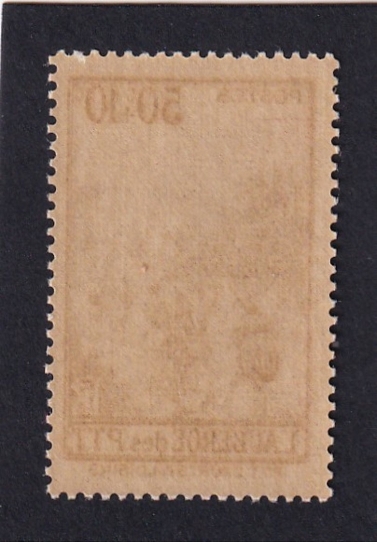 FRANCE 1937 - YT N°347 - 50 C. +10 C. Brun-violet - Au Profit Des Oeuvres Sociales Et Sportives PTT - Neuf** - TTB Etat - Unused Stamps