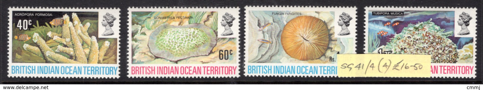 1972 - BRITISH INDIAN OCEAN TERRITORY - Mi  44/47 - NH -  (CW1822.36) - Altri & Non Classificati