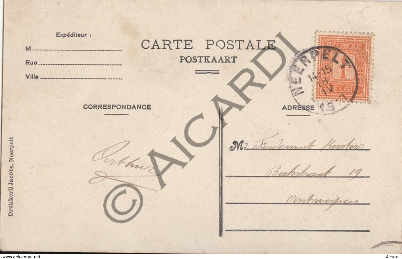 Postkaart / Carte Postale NEERPELT - Villa Schulte (B460) - Neerpelt