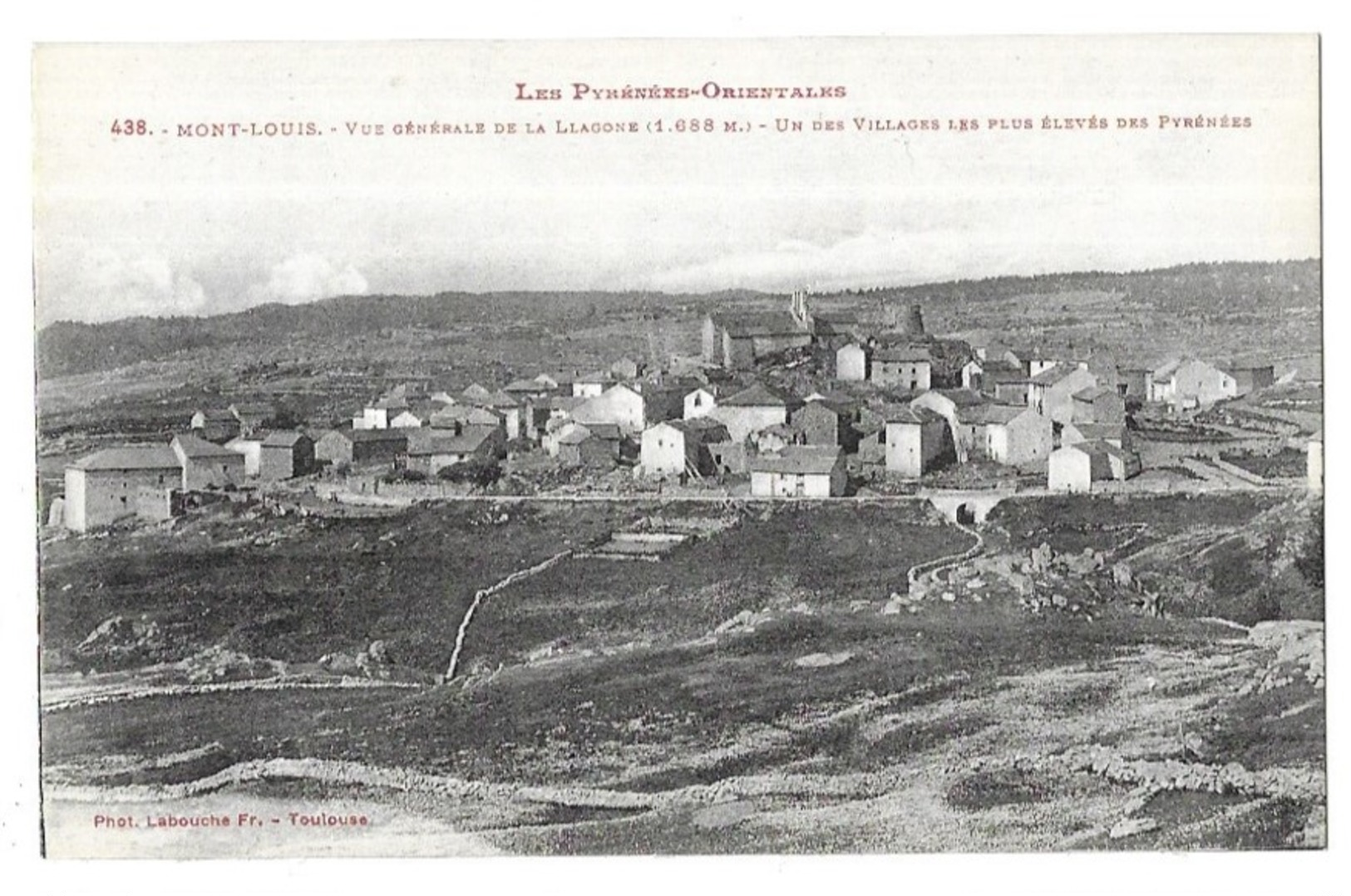 Mont Louis Vue Générale De La Llagone - Other & Unclassified