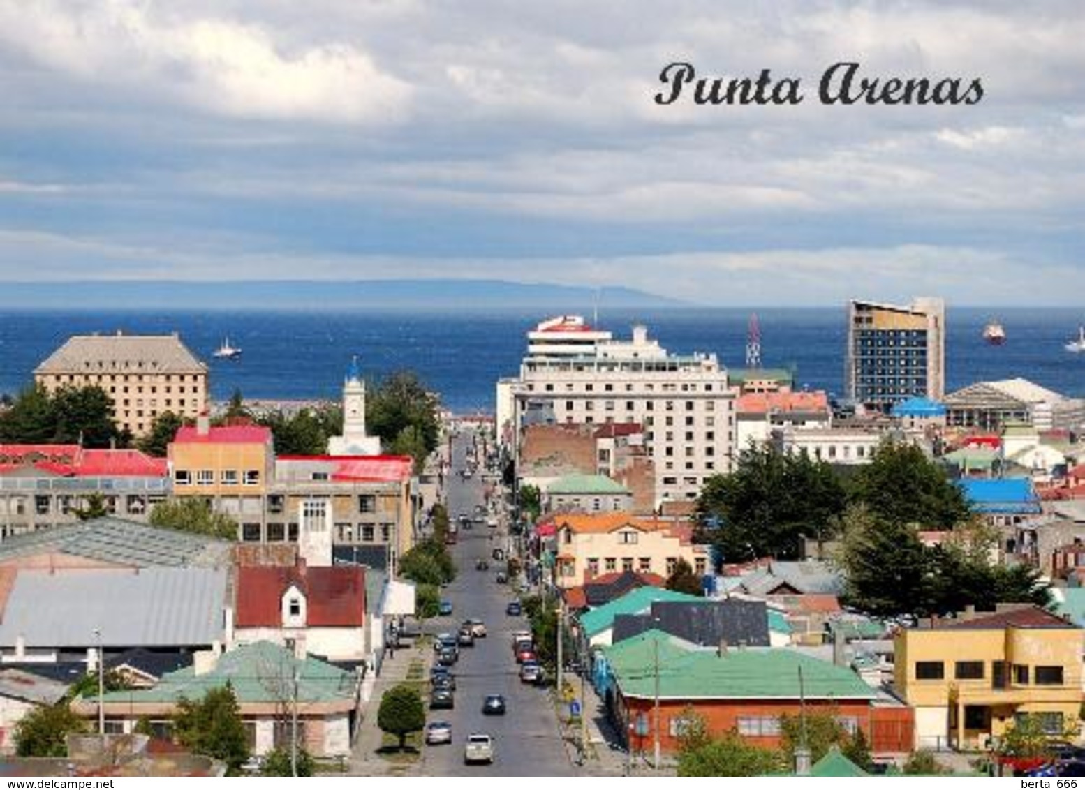 Chile Punta Arenas Overview New Postcard - Chile