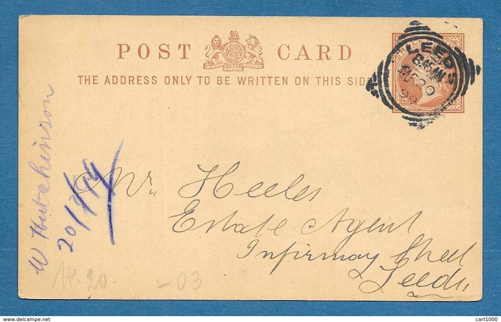 1899 LEEDS - Postwaardestukken