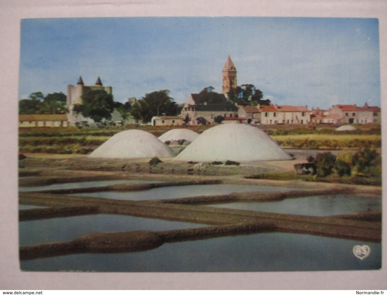 CPA CPSM CP VENDÉE 85 ÎLE DE NOIRMOUTIER - LES MARAIS SALANTS ET VUE GÉNÉRALE / EGLISE - ED ARTAUD TRÈS BON ETAT - Ile De Noirmoutier