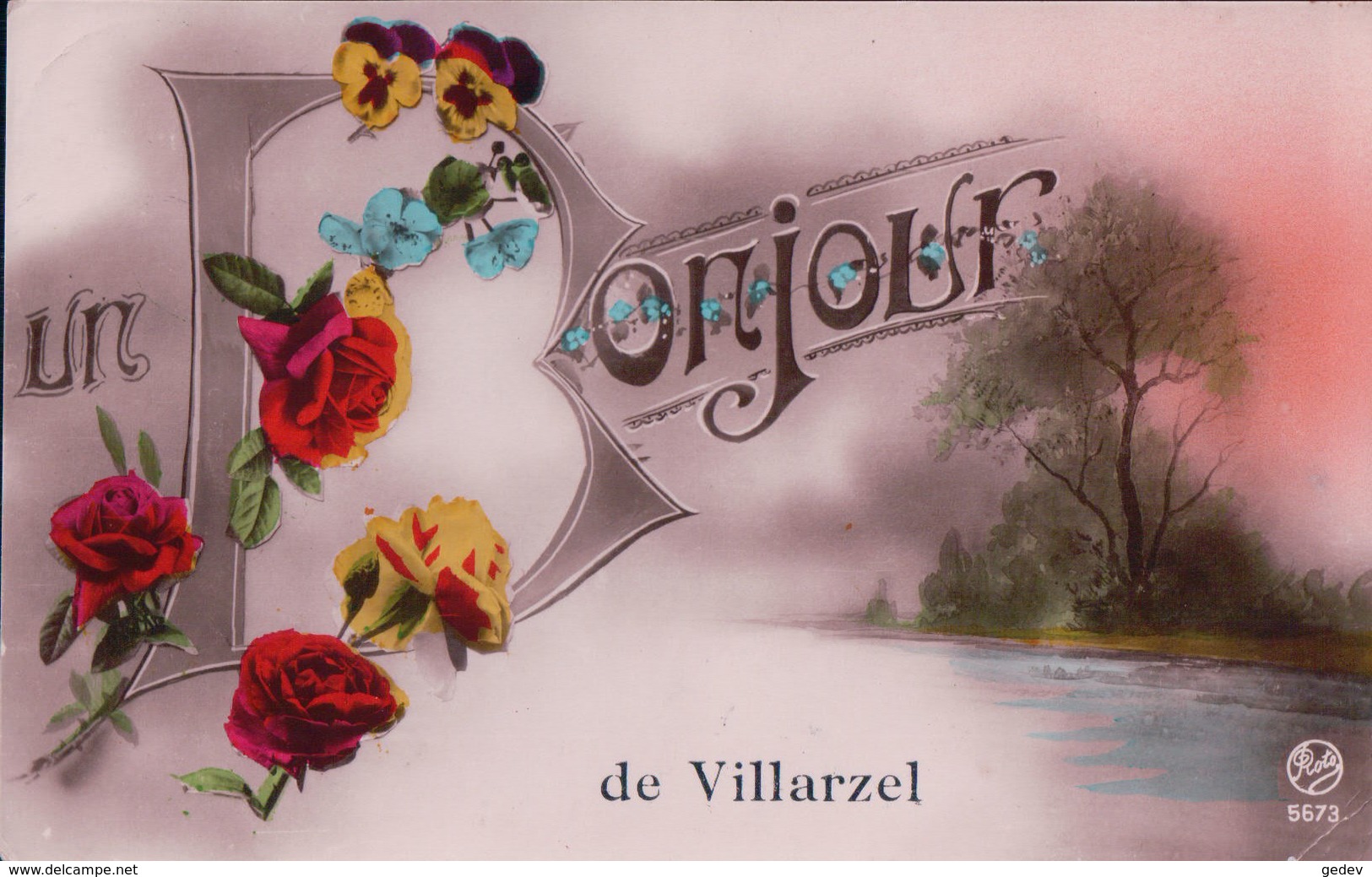 Un Bonjour De Villarzel VD (5673) - Villarzel