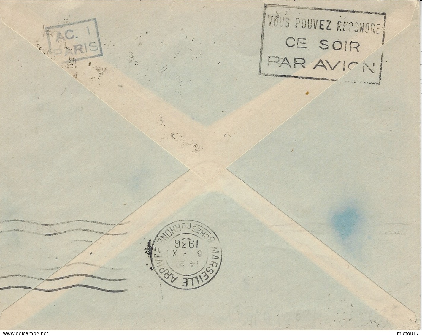 1938- Lettre De Tunis Pour Marseille Avec " Transporté Except./ Par Avion / à Titre De Propagande " - 1960-.... Lettres & Documents