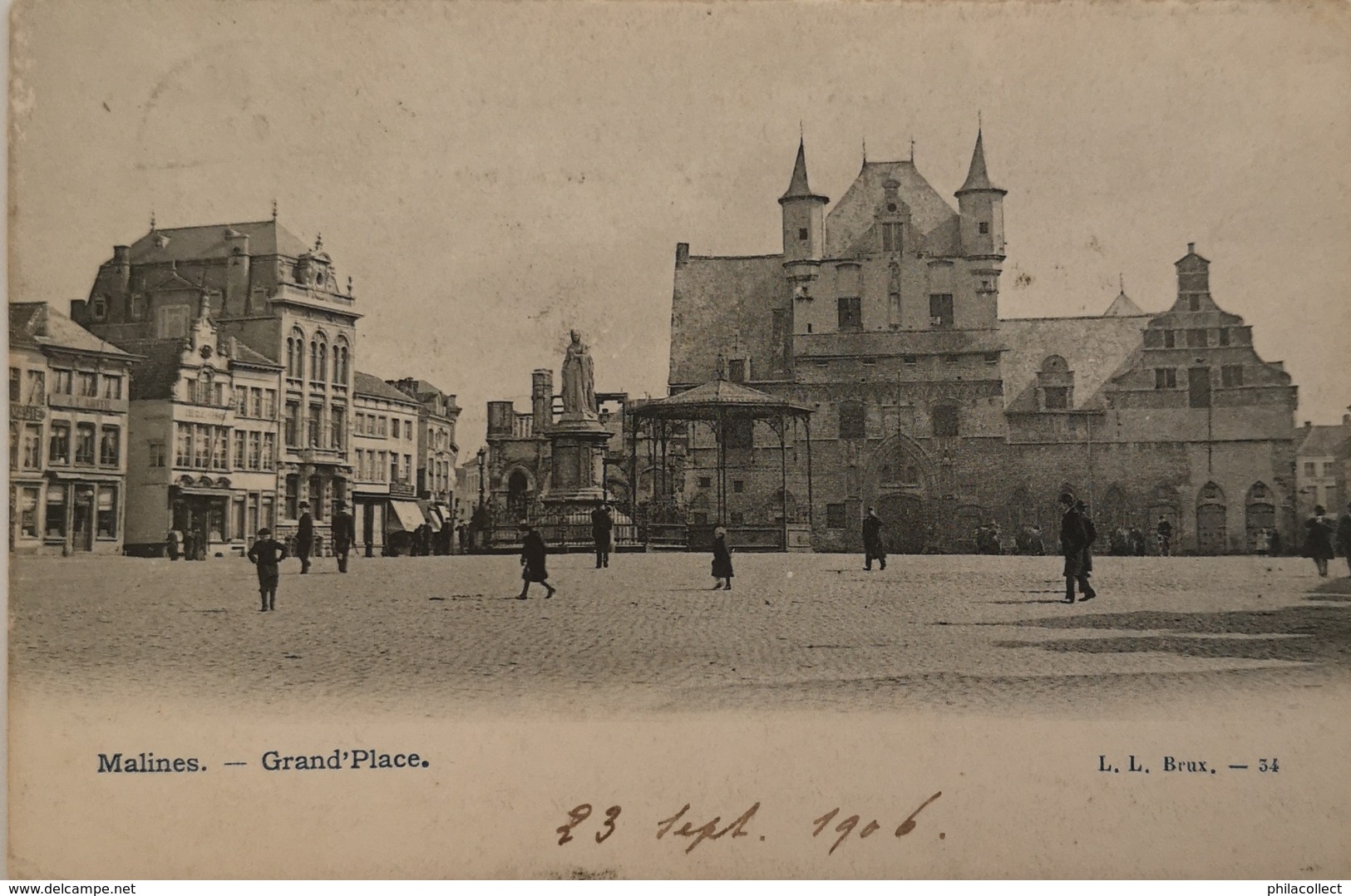 Mechelen - Malines // Grand Place ( Niet Standaard) 1905  Ed. L. L. 34? - Malines