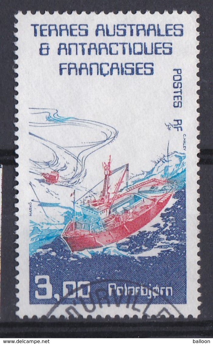 TAAF - N° 121 - Navire De Liaison Avec La Mission Antarctique - Le Polarbjorn - 20 % De La Cote - Used Stamps