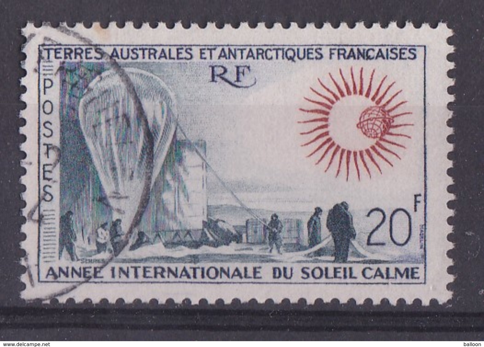 TAAF - N° 21 - Année Internationale Du Soleil Calme - 20 % De La Cote - Used Stamps