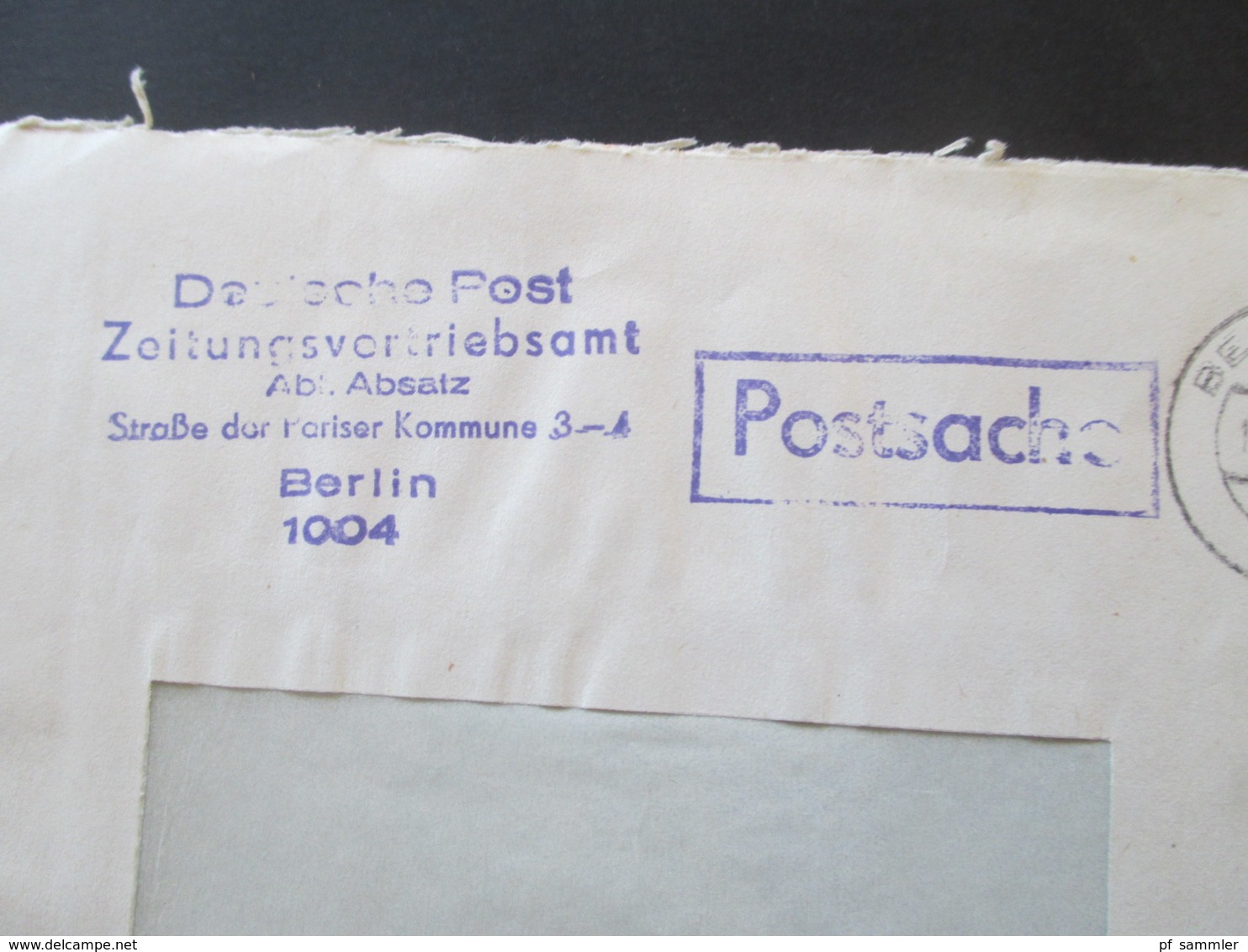 DDR 1987 Berlin ZVA Deutsche Post Zeitungsvertriebsamt Postsache Mit Inhalt Abo Tschechoslowakische Motor-Revue - Lettres & Documents