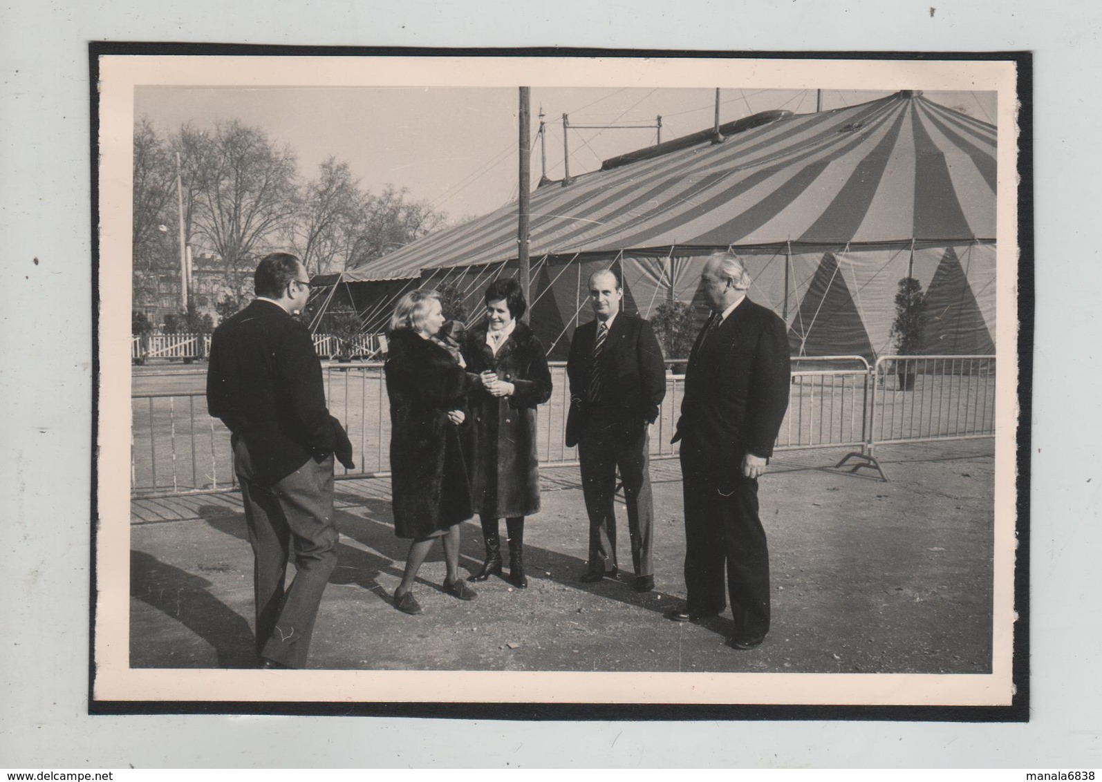 Cirque Amar à Bordeaux Chapiteau Février 1973 - Autres & Non Classés