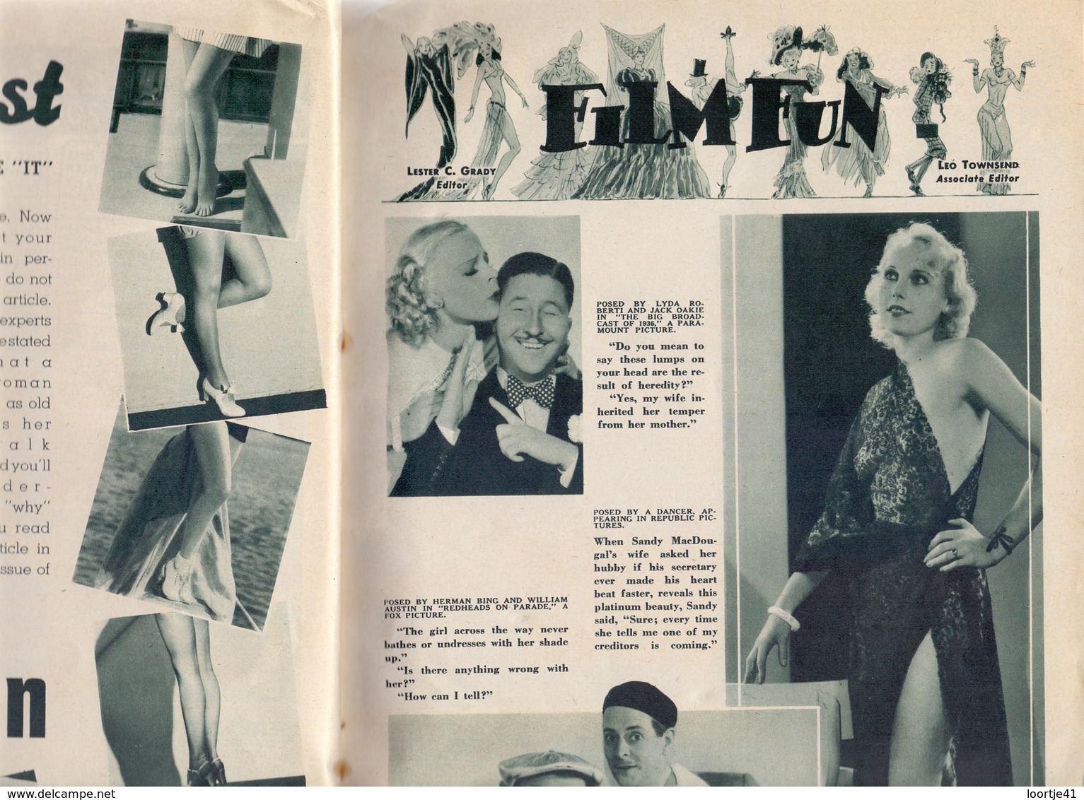 Tijdschrift Magazine - Film Fun - Nov. 1935 - Divertissement