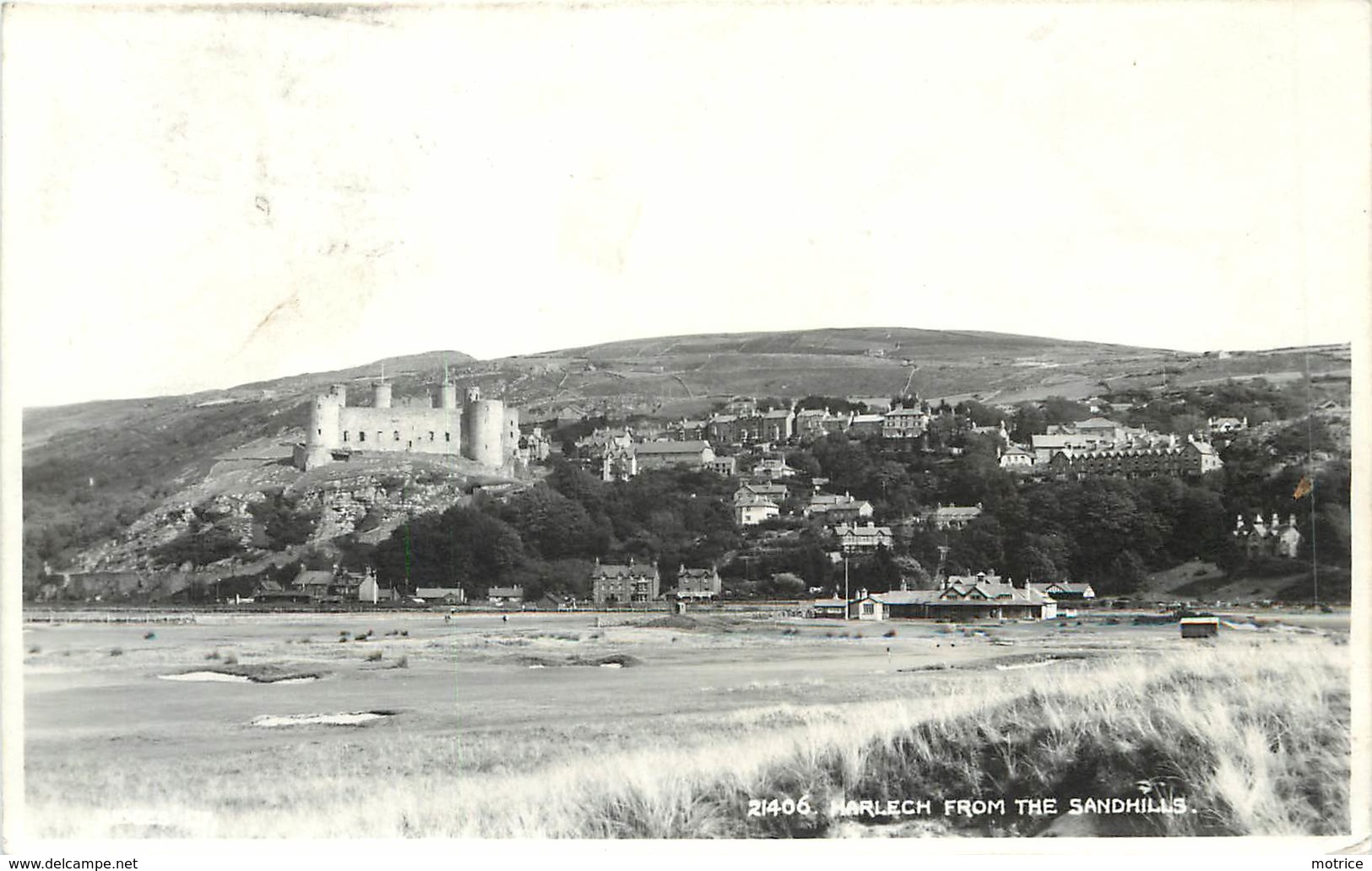 HARLECH FROM THE SANDHILLS - Merionethshire